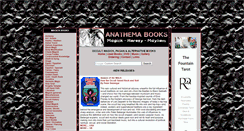 Desktop Screenshot of anathemabooks.com
