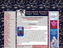 Tablet Screenshot of anathemabooks.com